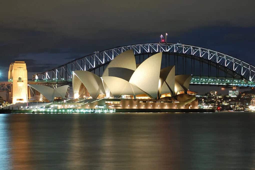 sydney opera house and harbour bridge